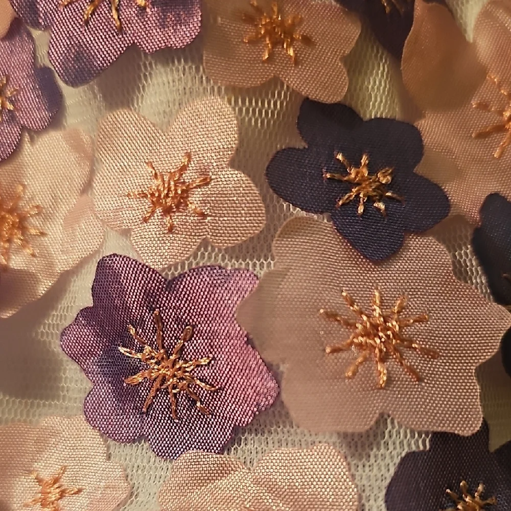 Purple Floral & Tool Dog Dress NWOT Size XSmall